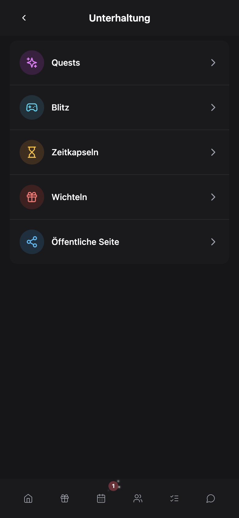 WishlyBox mobile Fun-Zone