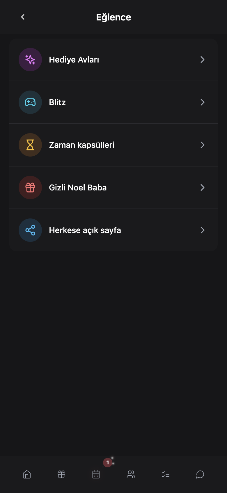 WishlyBox mobile Eğlence Alanı