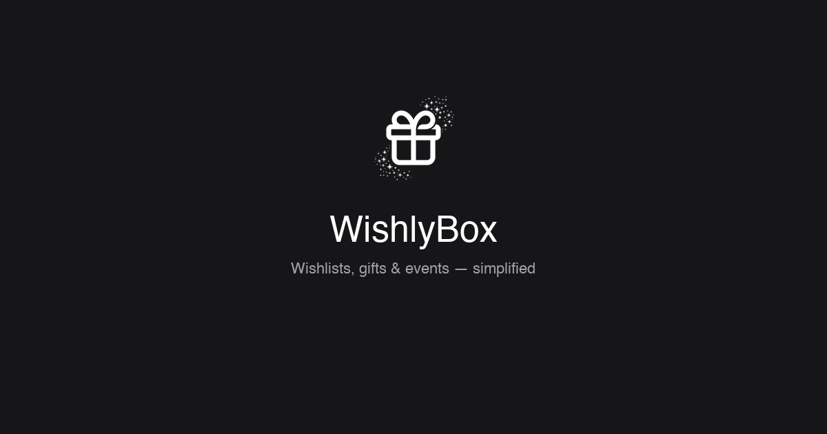 I was keeping birthdays in my calendar, gift ideas in my notes and wishlists in 5 different stores, 